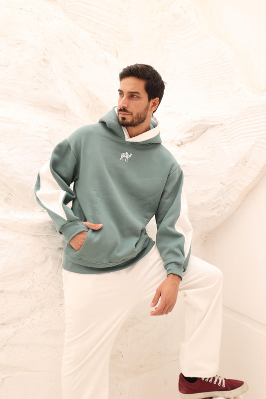 هودي أخضر نعناعي