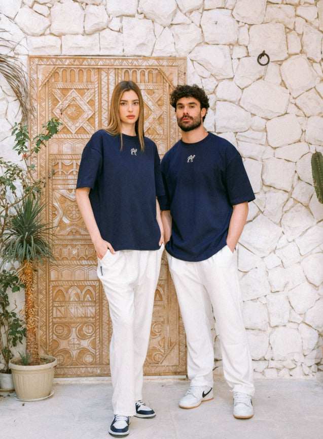 تيشرت ازرق غامق