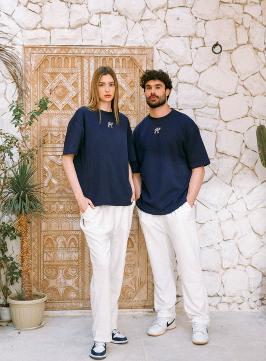 تيشرت ازرق غامق